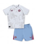 Aston Villa Venkovní dres pro děti 2023-24 Krátký Rukáv (+ trenýrky)